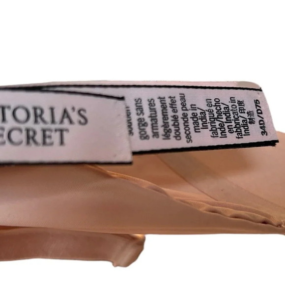 3/$25 Victoria's Secret Nude Tshirt Bra No Underwire Seamless Lightly Padded 34D - Picture 4 of 4